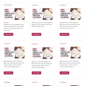 How To Pray Using the Prayer Journal | Digital Course - Image 2